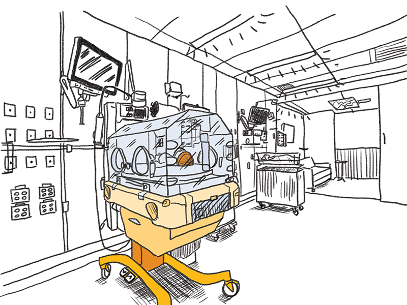 Illustration of NICU